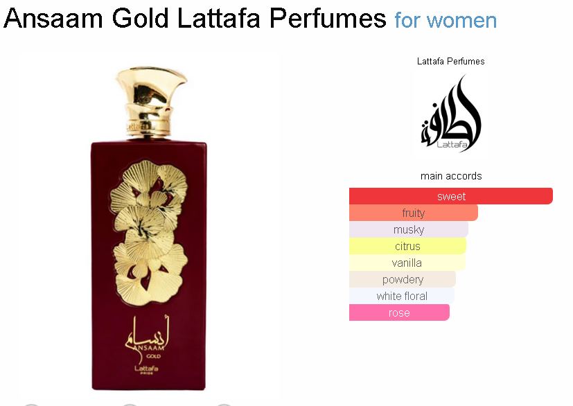 Lattafa Ansaam Gold EDP Sample/Decant