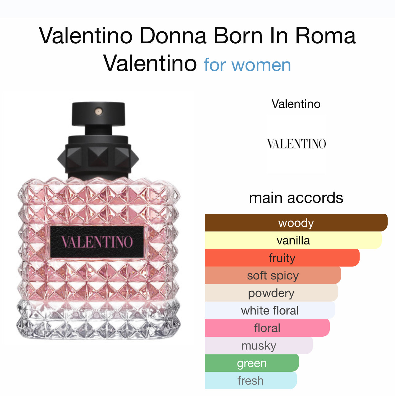 Valentino on sale donna notes